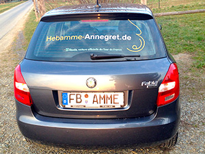Annegret Kalunka – Hebammen-Mobil